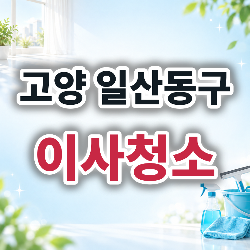 고양 일산동구 이사청소 견적 비교