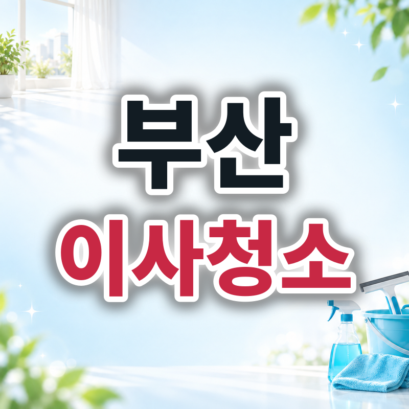 부산 이사청소 견적 비교