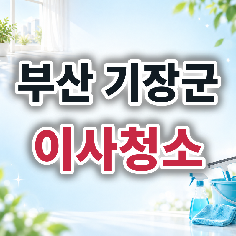 부산 기장군 이사청소 견적 비교