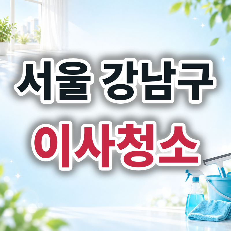 서울 강남구 이사청소 견적 비교