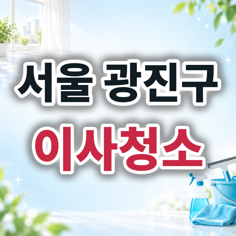 서울 광진구 이사청소 견적 비교