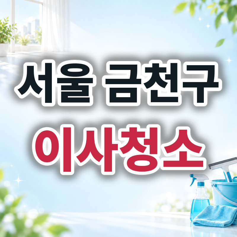 서울 금천구 이사청소 견적 비교
