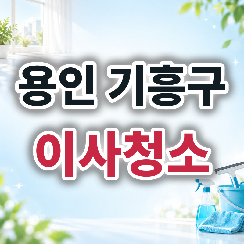 용인 기흥구 이사청소 견적 비교