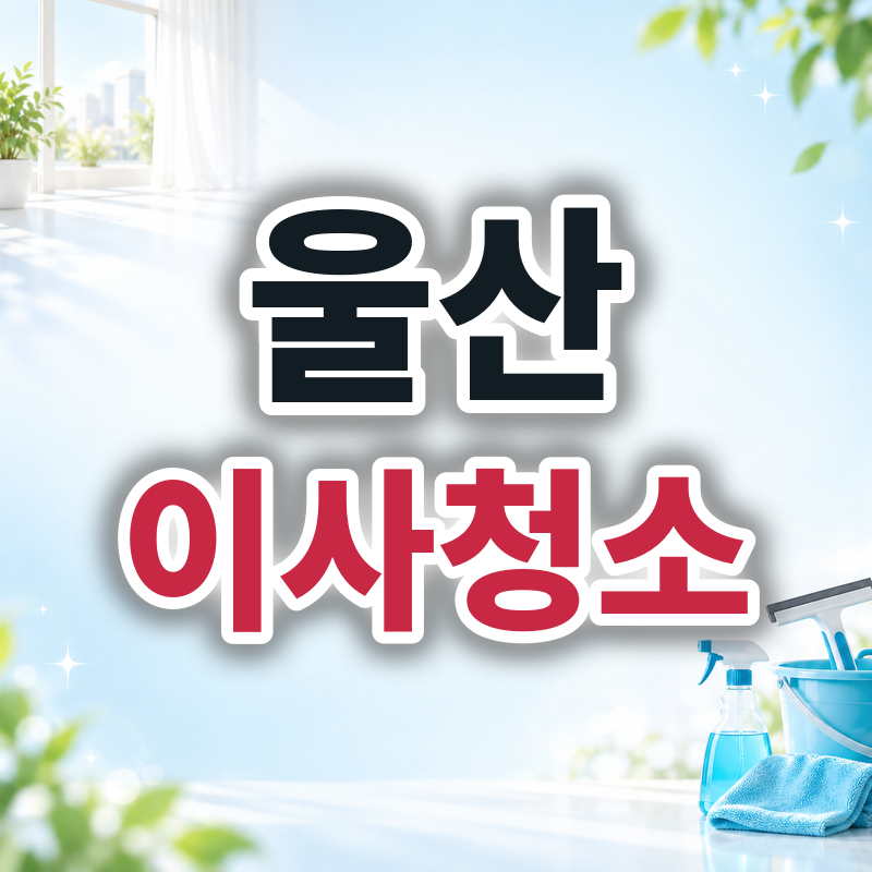 울산 이사청소 견적 비교