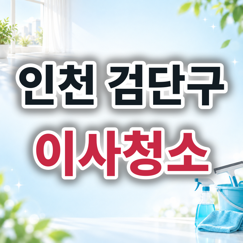인천 검단구 이사청소 견적 비교