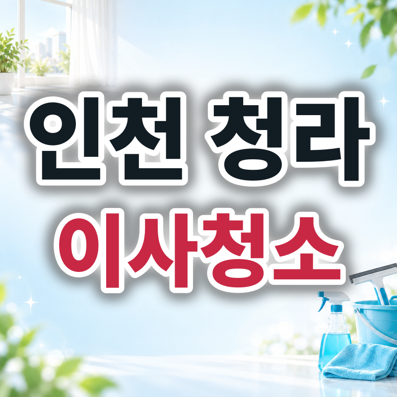 인천 청라 이사청소 견적 비교
